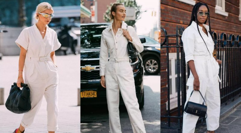 5 Ways to Style a White Jumpsuit